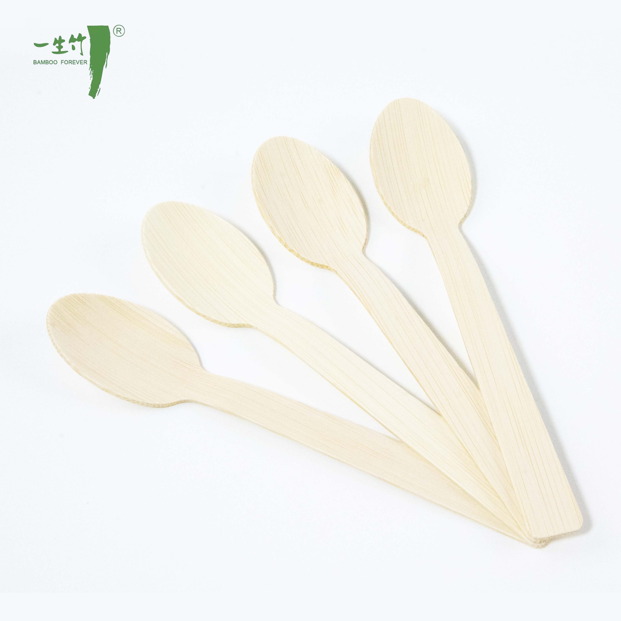 ملاعق بامبو مخصصة للاستخدام مرة واحدة بالجملة