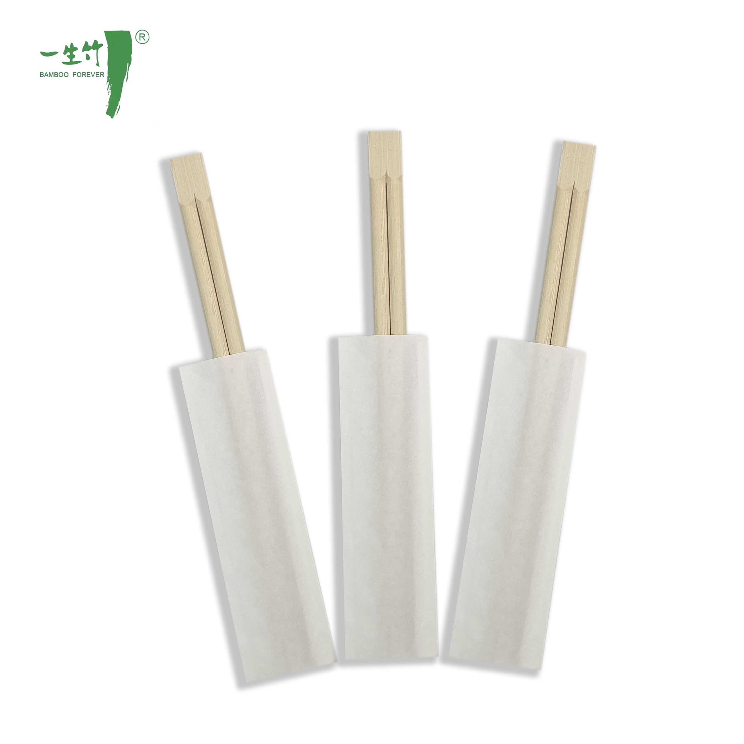 أعواد طعام مزدوجة قابلة للتحلل مع غلاف ورقي