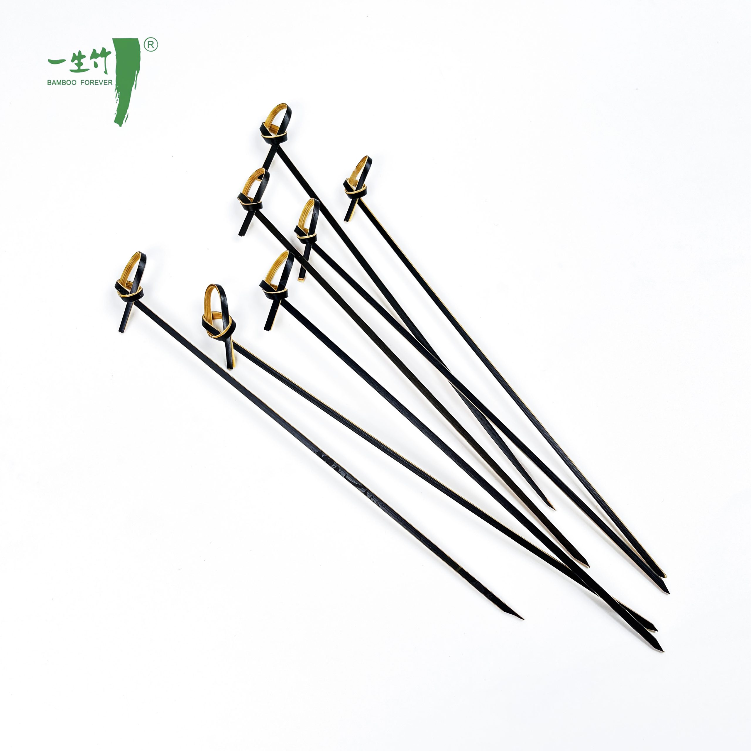 عيدان الخيزران القابلة للتحلل البيئي للتقديمات الحفلات والوجبات الخفيفة