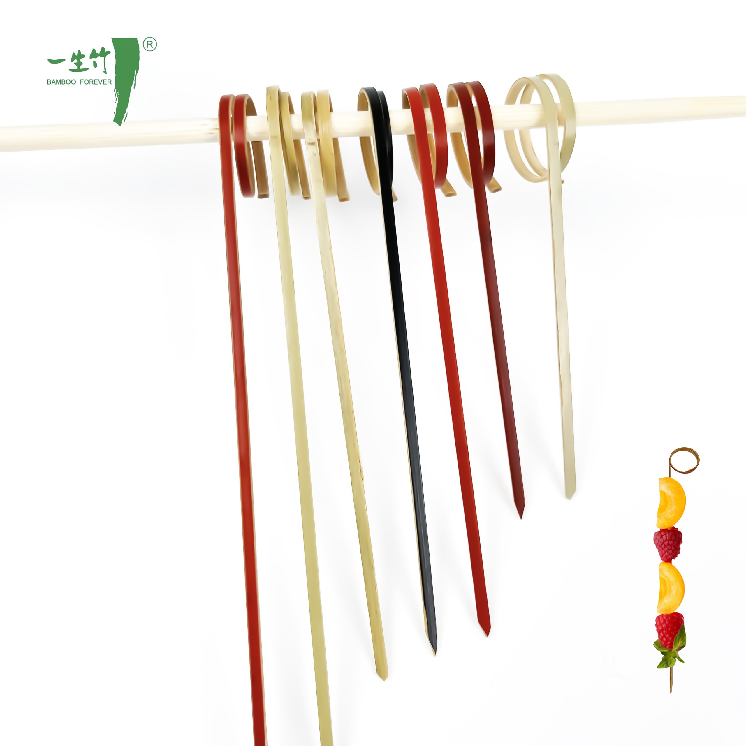 جملة أعواد الخيزران القابلة للتخصيص للاستخدام لمرة واحدة