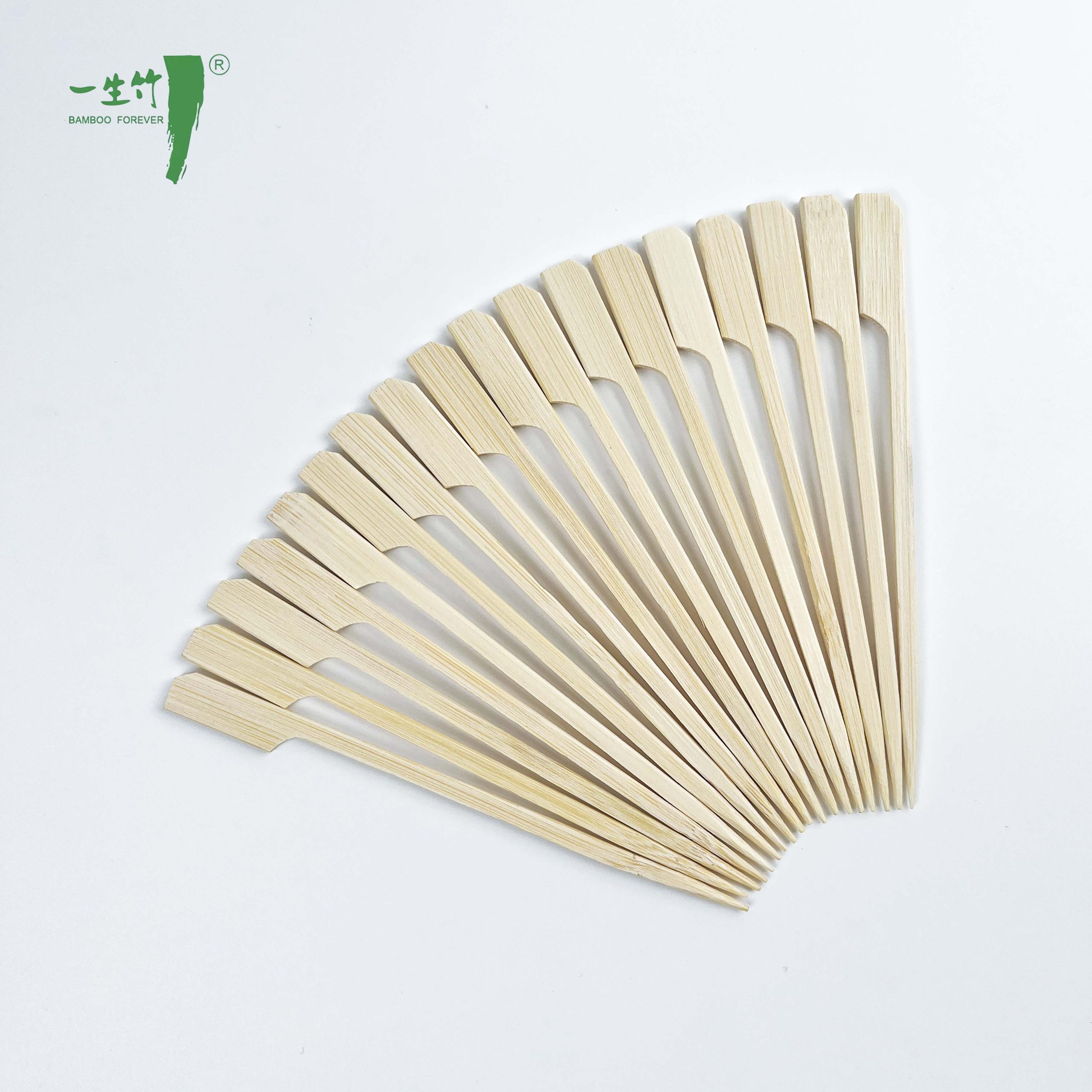 جملة ملاعق الشواء الخيزران القابل للتصرف حسب الطلب