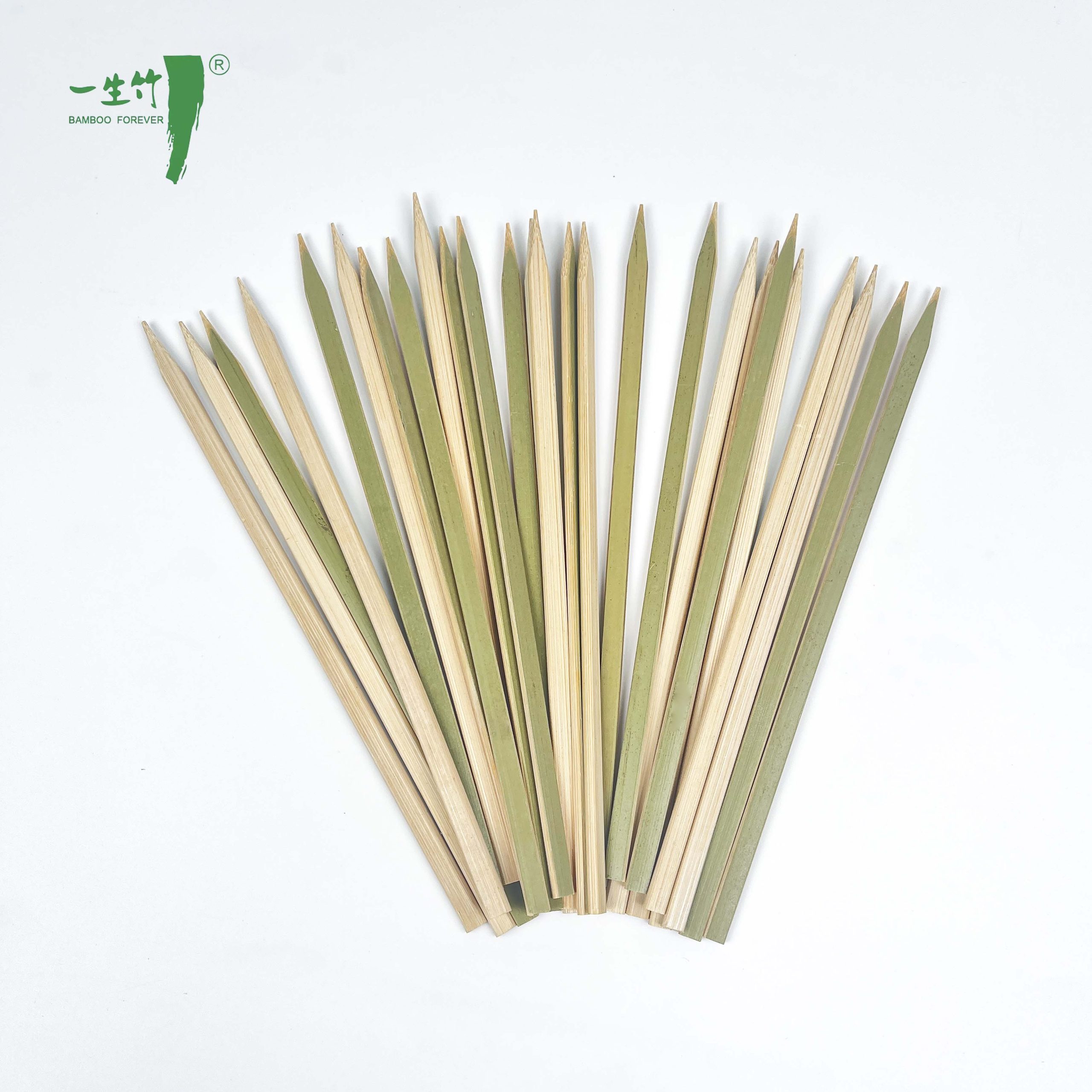 جملة أعواد شواء البامبو المسطحة الصينية القابلة للتصرف من المصنع